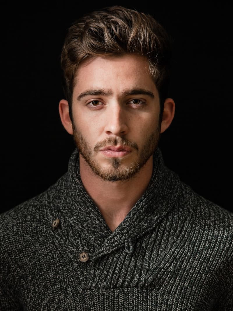 Face being analyzed by AI